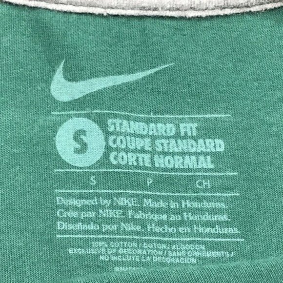 Nike Oregon Ducks Sz. Small Green Tee w/ O & Wings - Picture 2 of 5